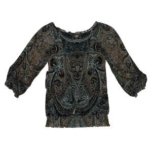 NWT PP Inc InternationalTeal Gold Top